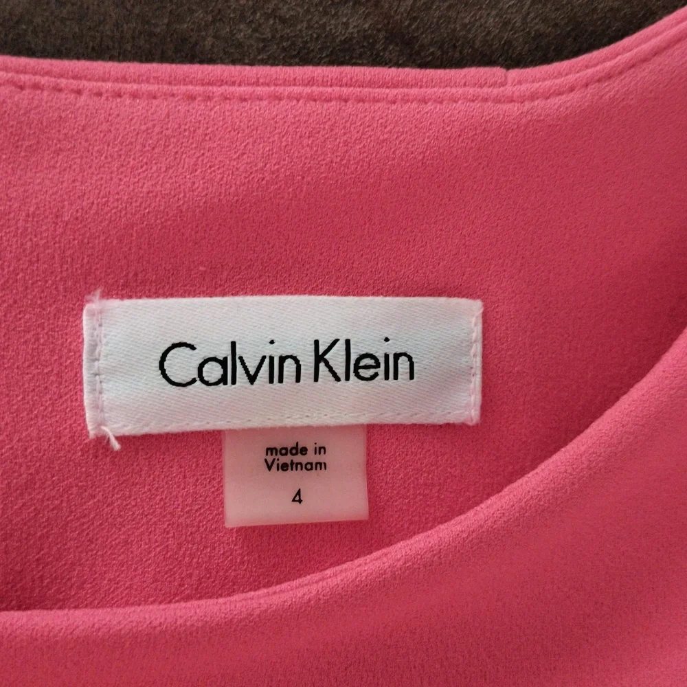 Calvin Klein Coral Bell Sleeves Sheath Dress - Picture 6 of 7